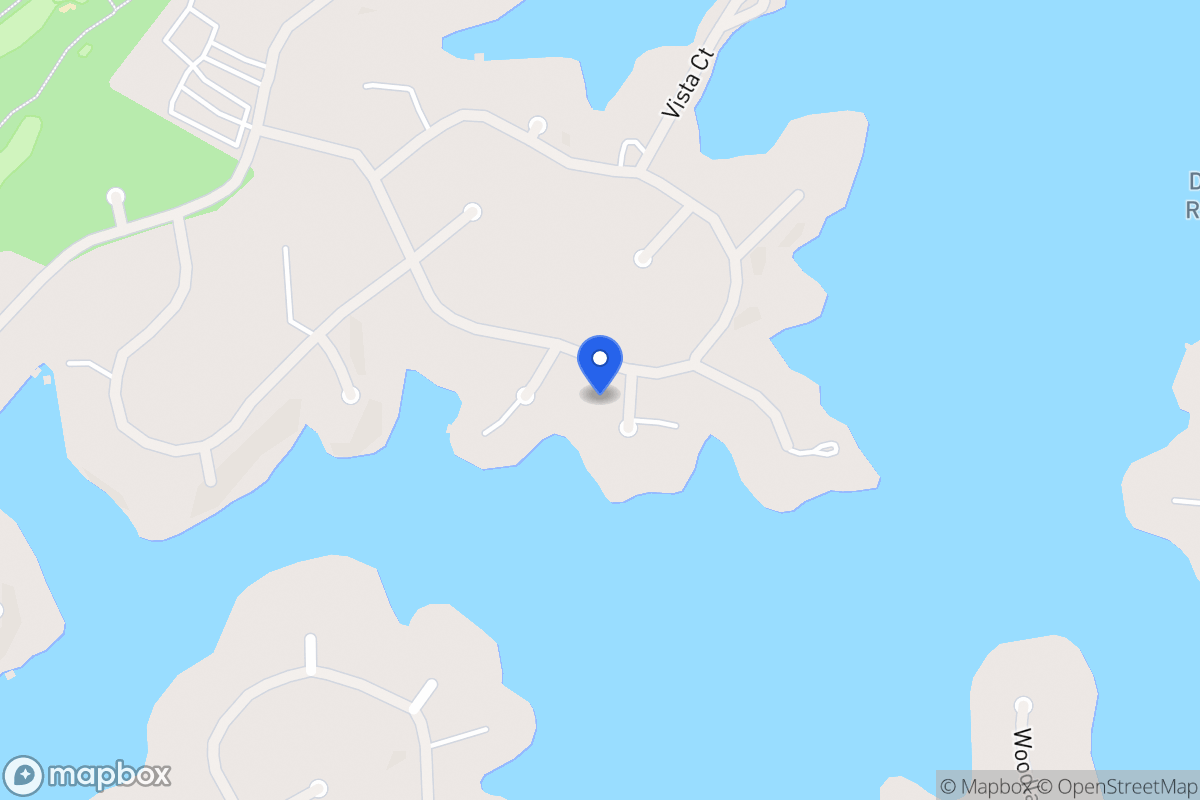 Map of 1143 Hilldale Ct
