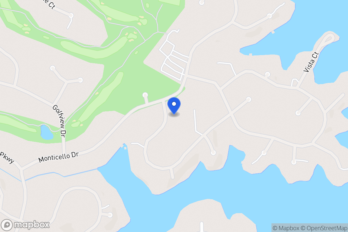 Map of 1164 Plantation Dr