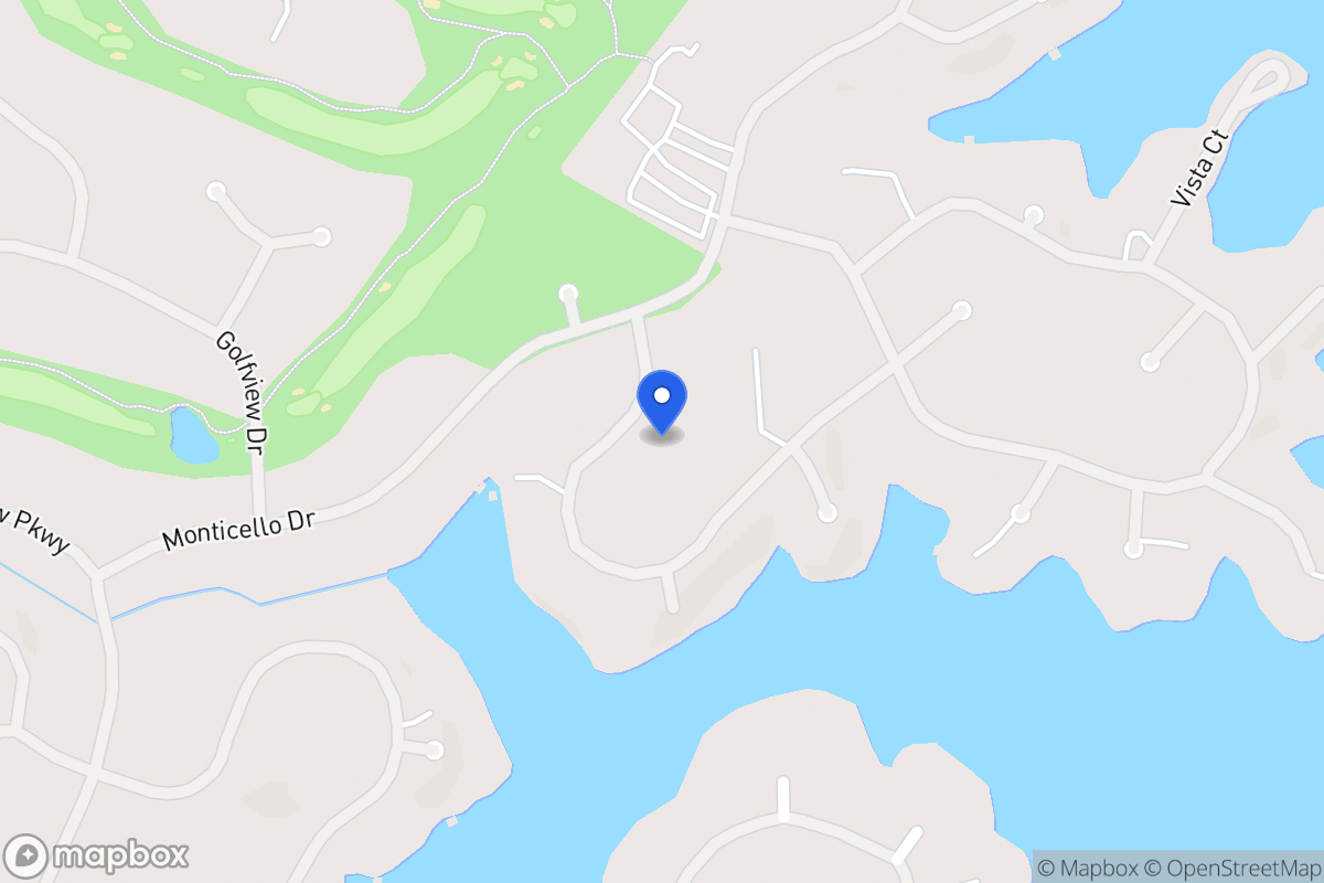 Map of 1166 Plantation Dr