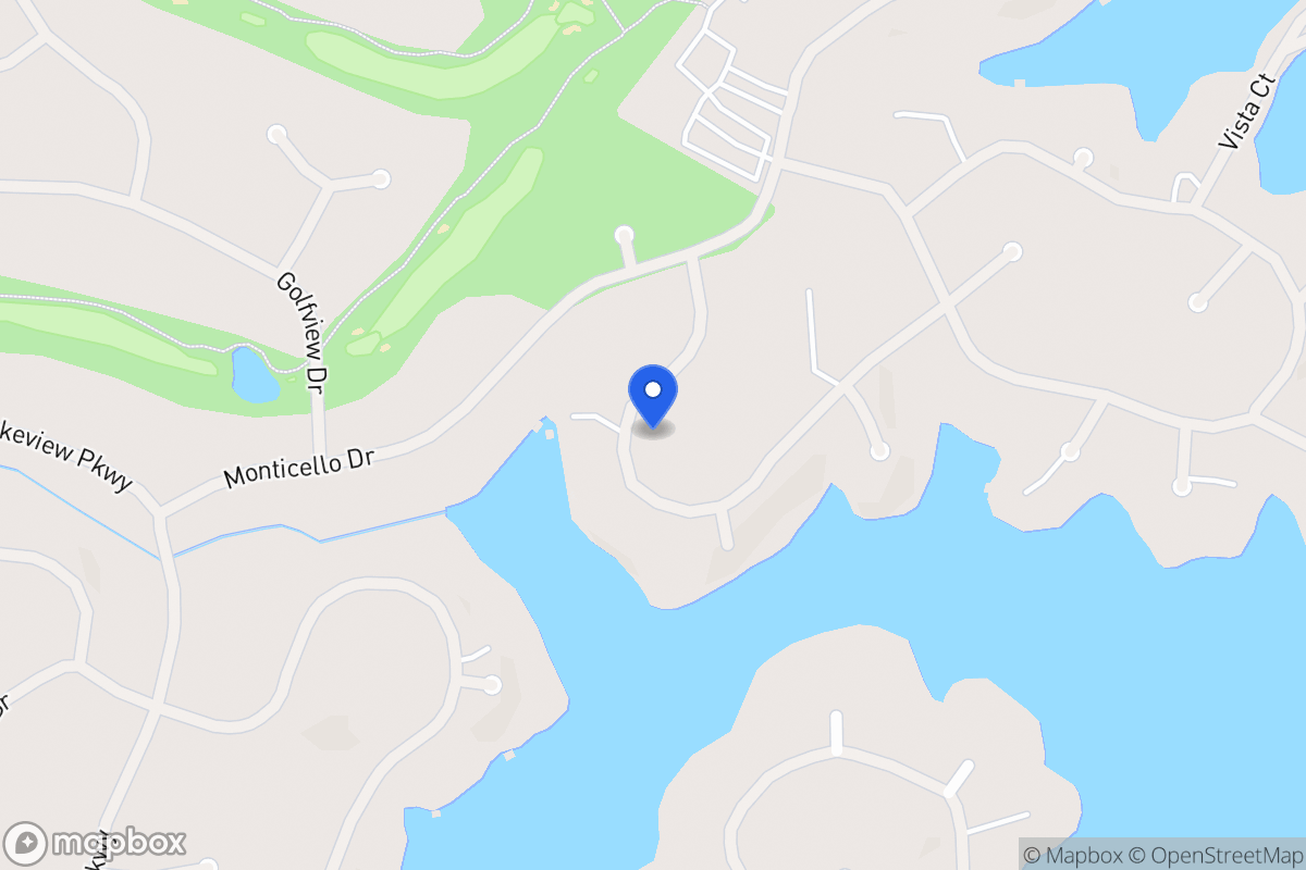 Map of 1168 Plantation Dr