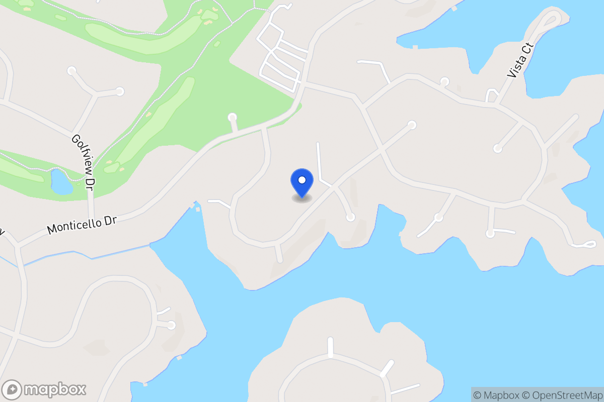 Map of 1174 Plantation Dr