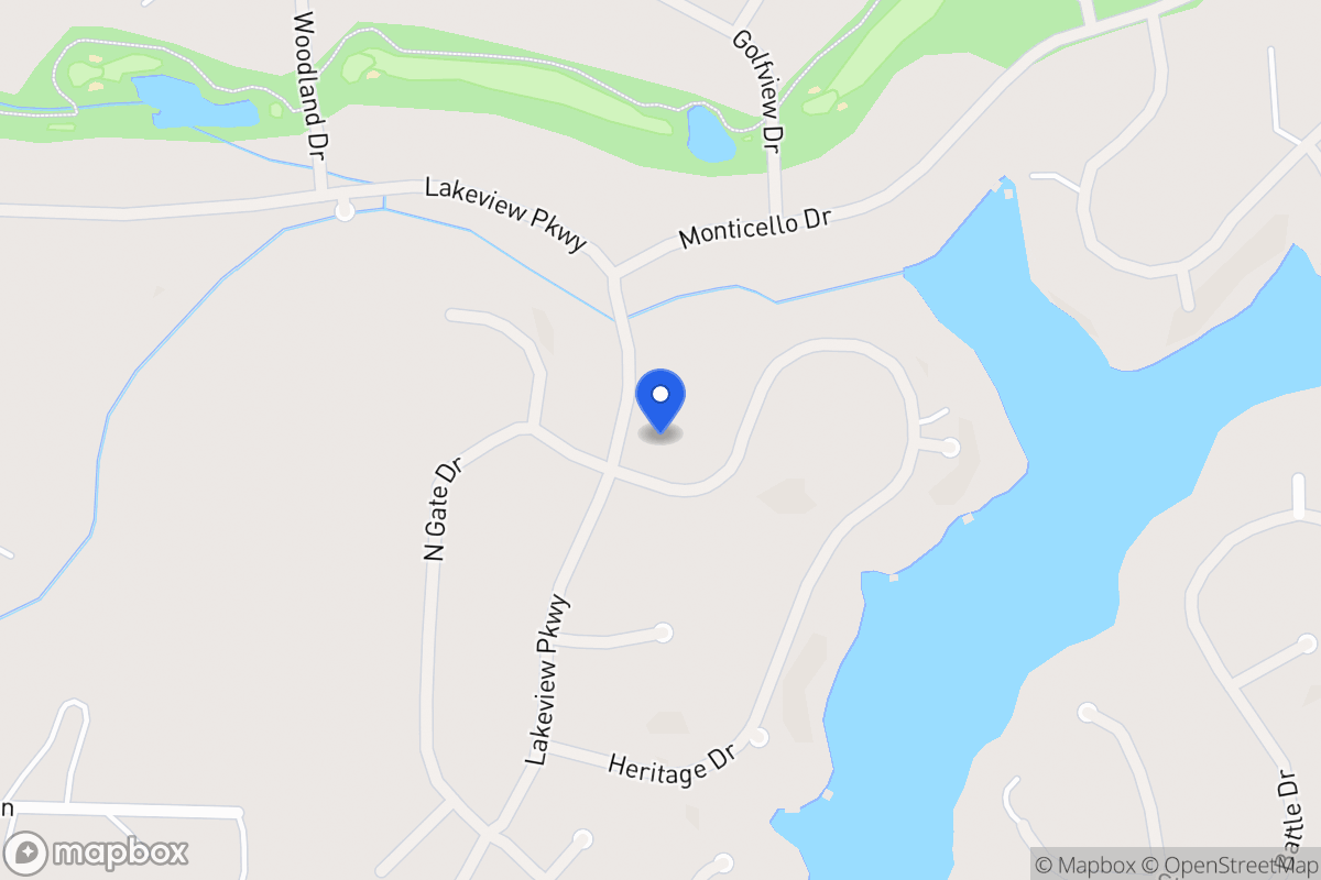 Map of 1224 Lakeview Pkwy