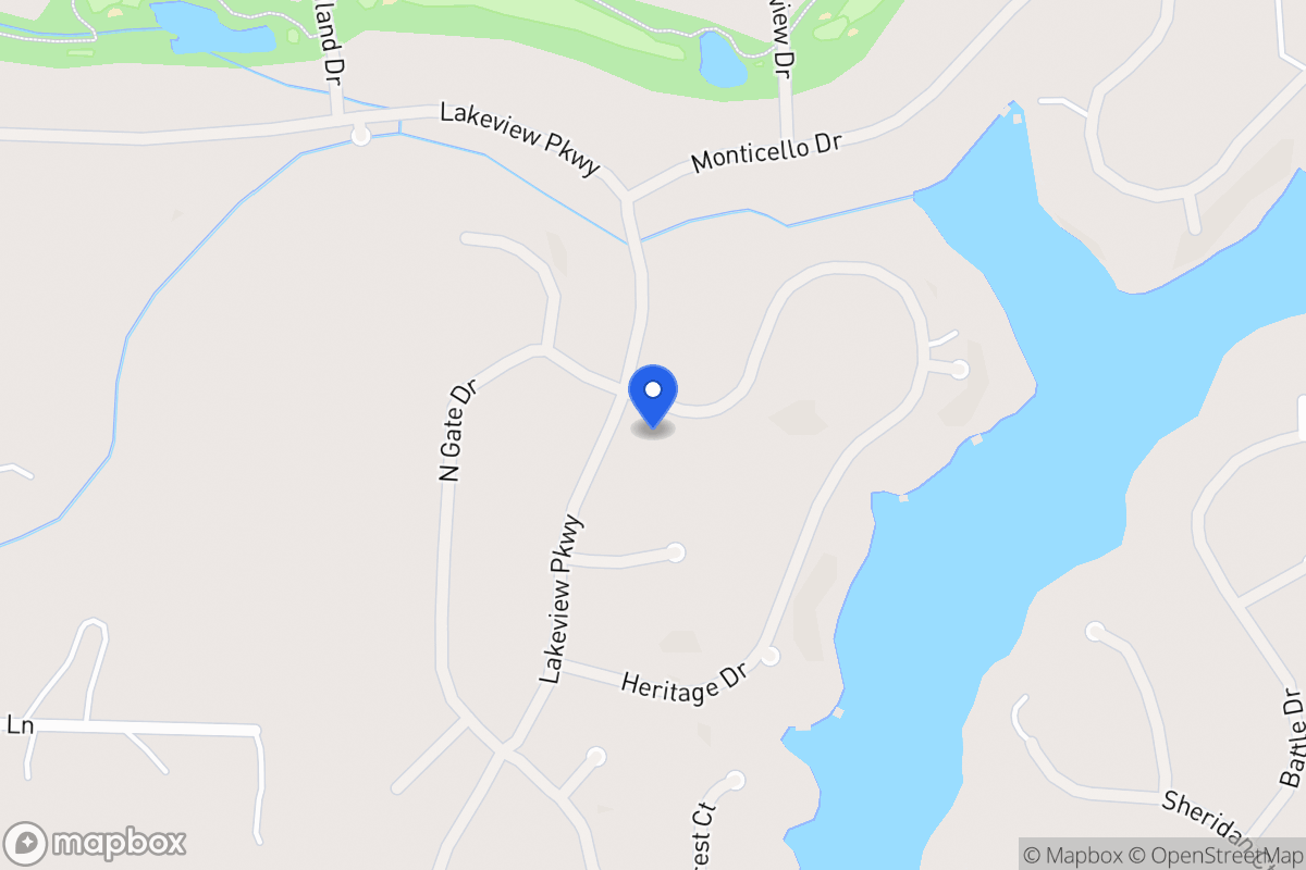 Map of 1225 Heritage Dr