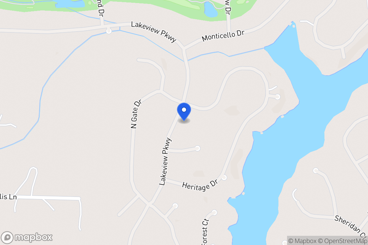 Map of 1226 Lakeview Pkwy