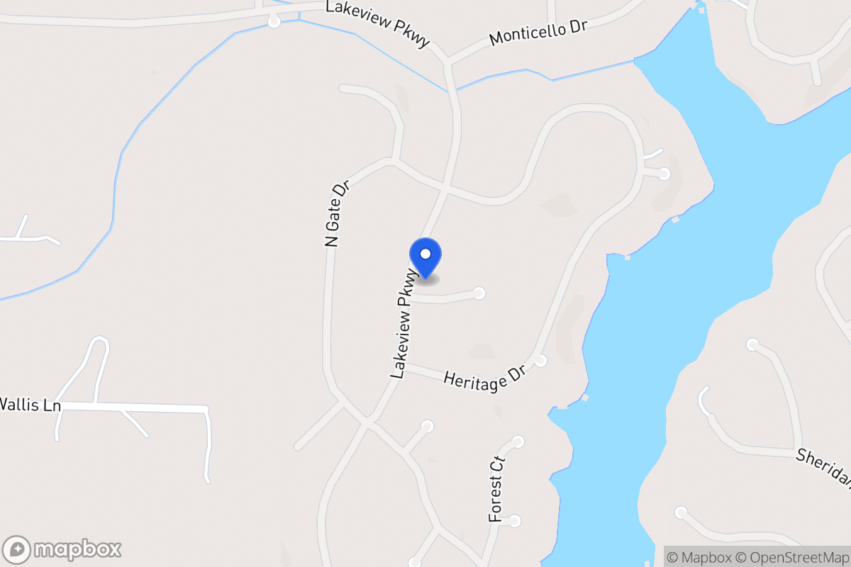 Map of 1229 Lakeview Pkwy