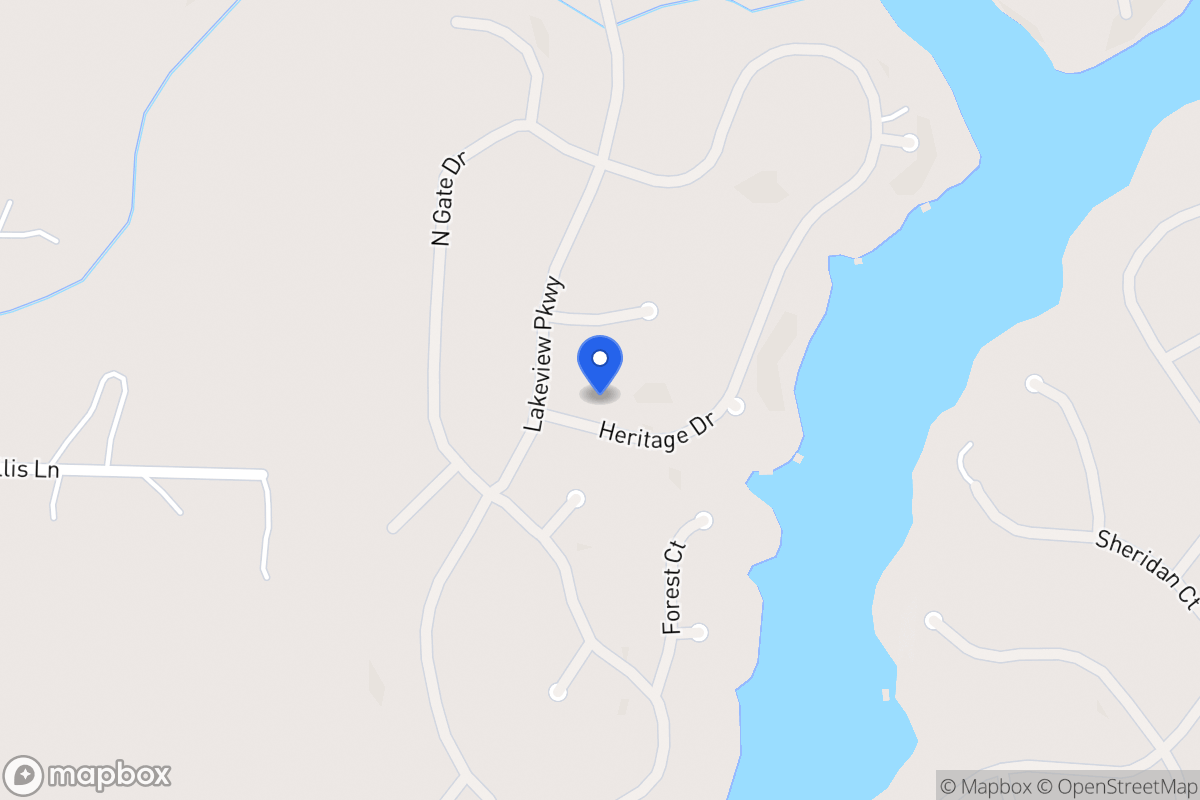 Map of 1239 Heritage Dr