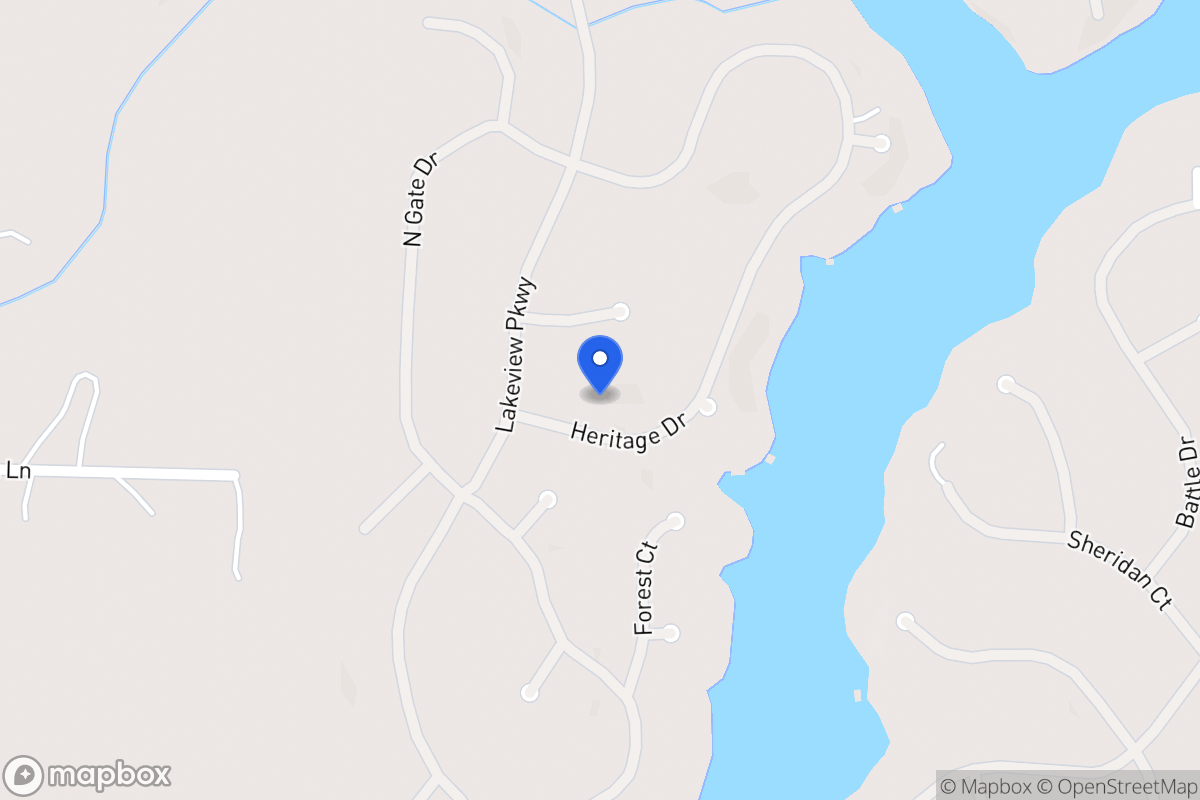 Map of 1240 Heritage Dr
