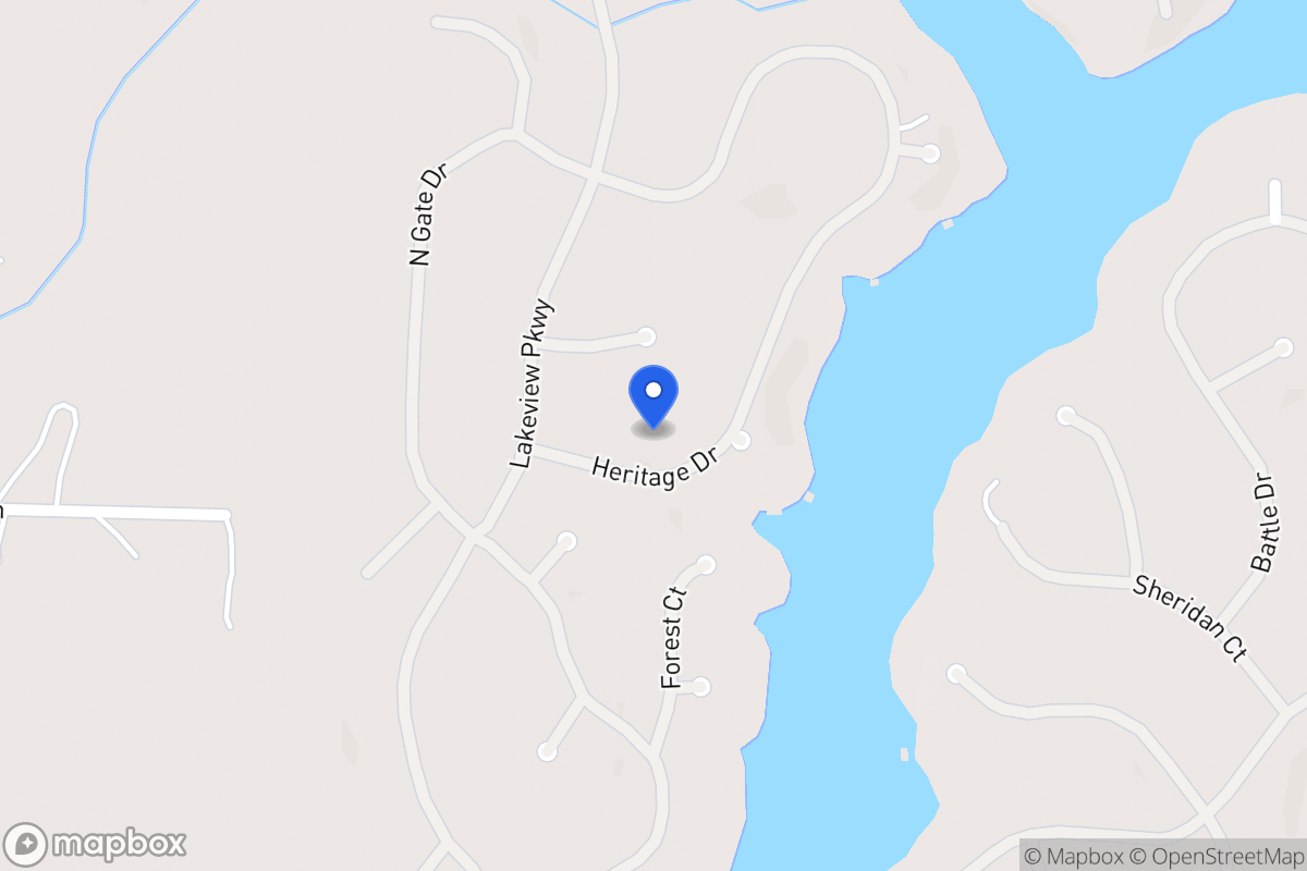 Map of 1241 Heritage Dr