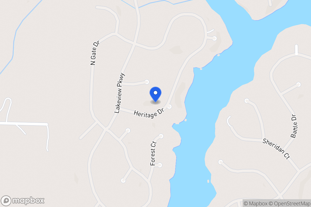 Map of 1242 Heritage Dr