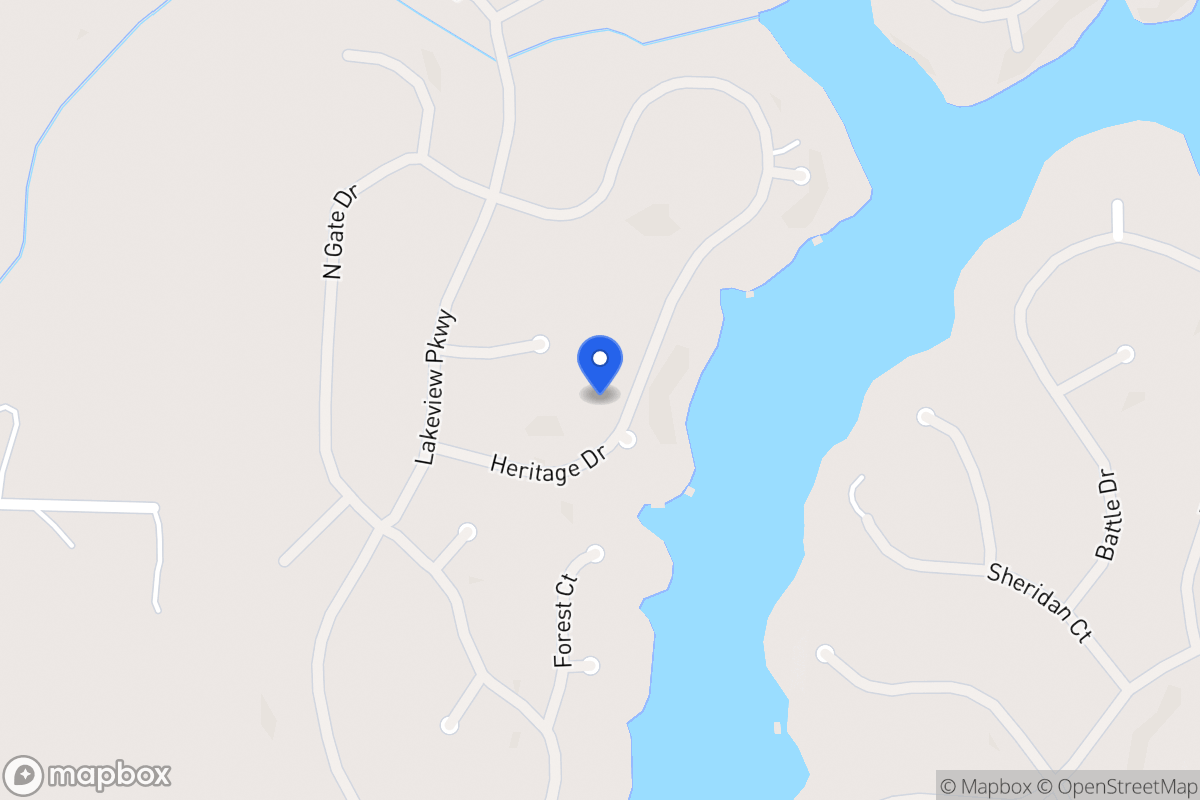 Map of 1244 Heritage Dr