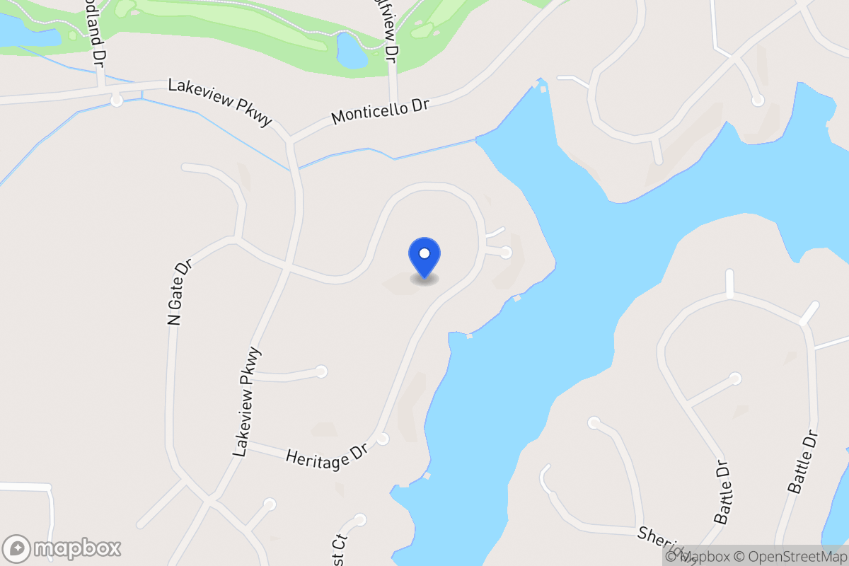 Map of 1251 Heritage Dr