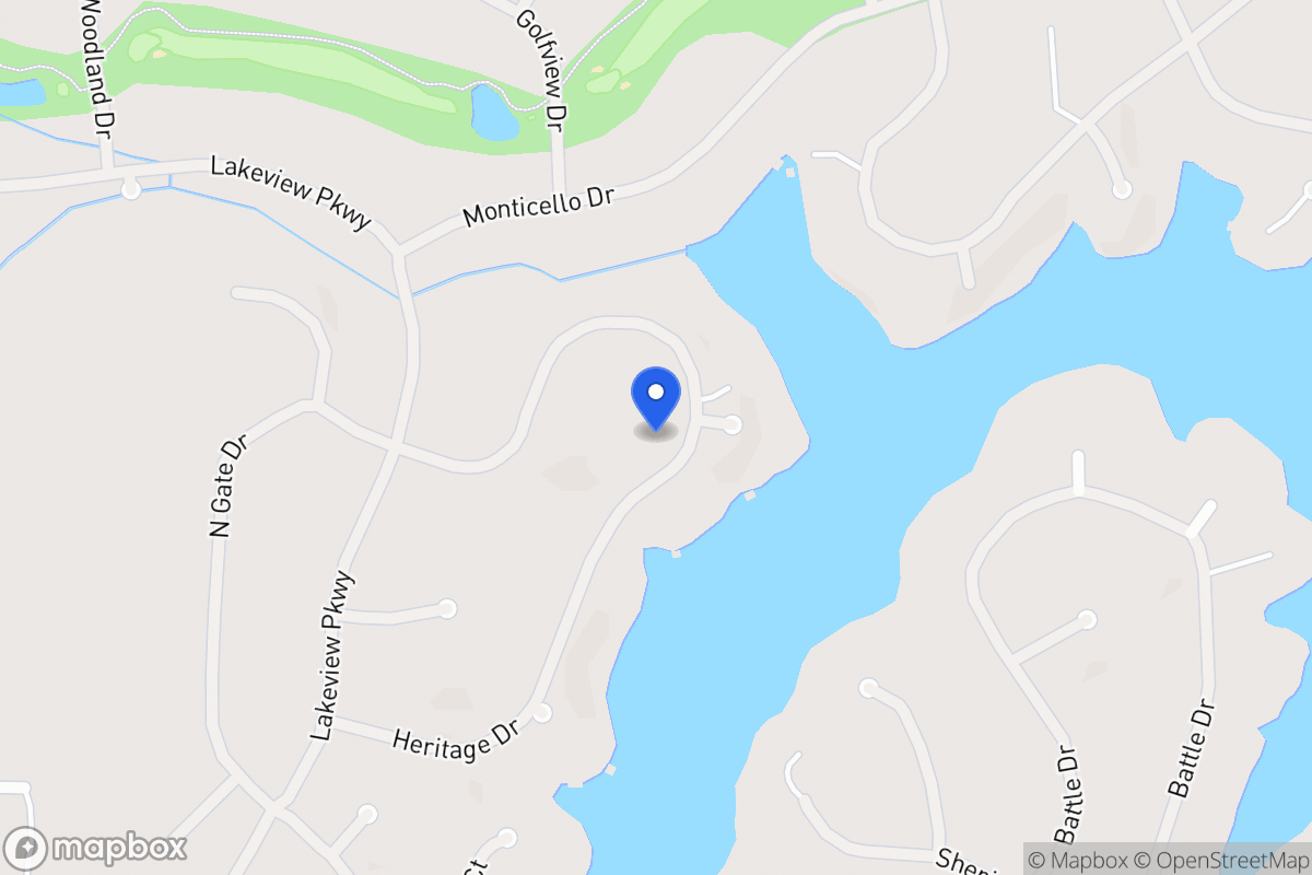 Map of 1253 Heritage Dr