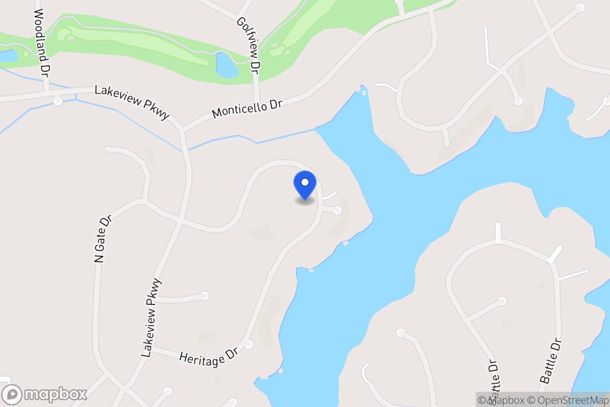 Map of 1254 Heritage Dr