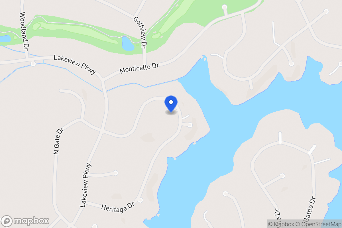Map of 1255 Heritage Dr