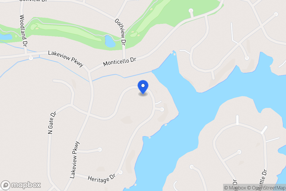Map of 1256 Heritage Dr