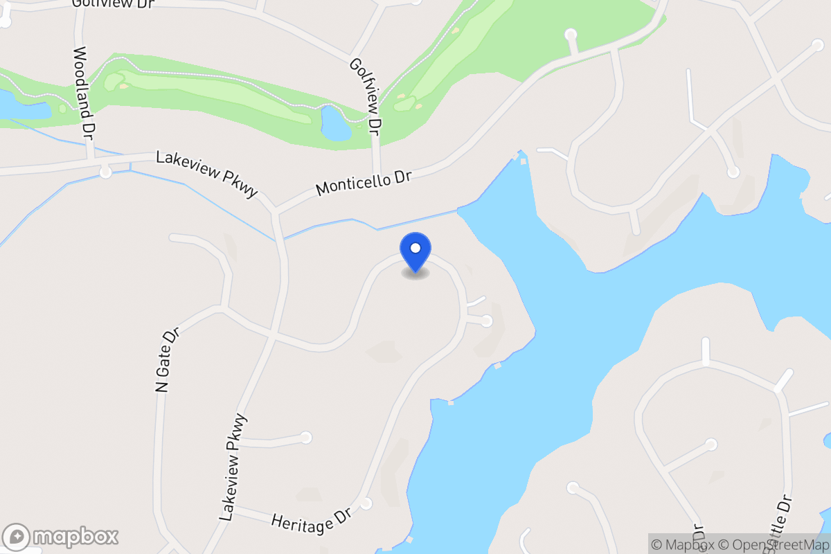Map of 1257 Heritage Dr