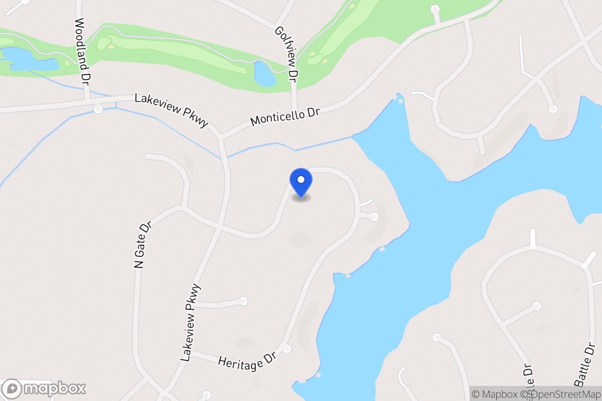 Map of 1260 Heritage Dr
