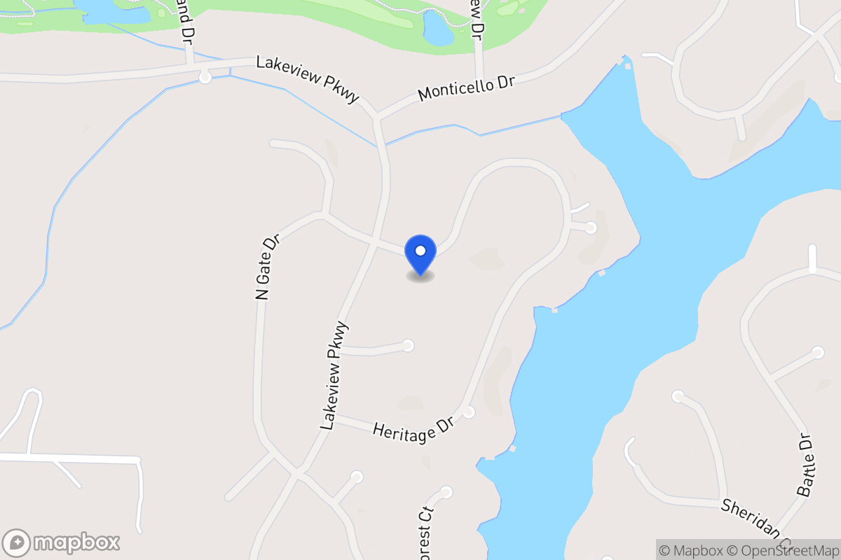 Map of 1265 Heritage Dr
