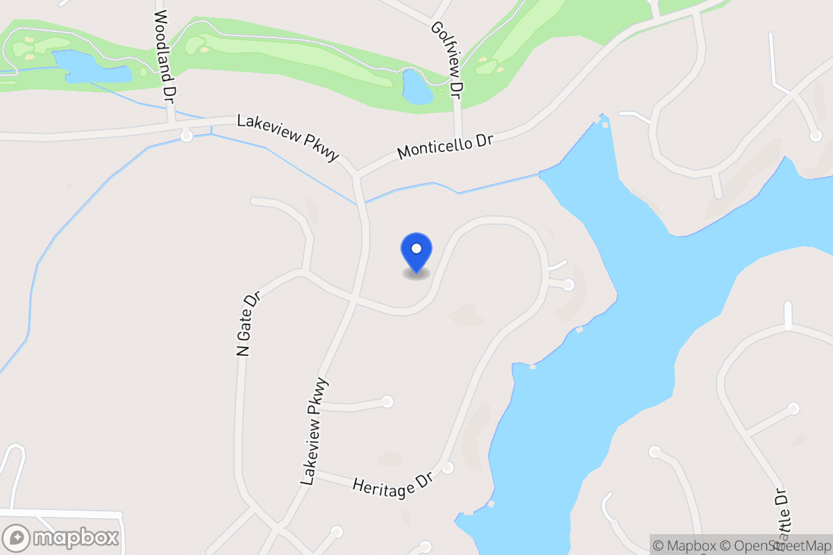 Map of 1268 Heritage Dr