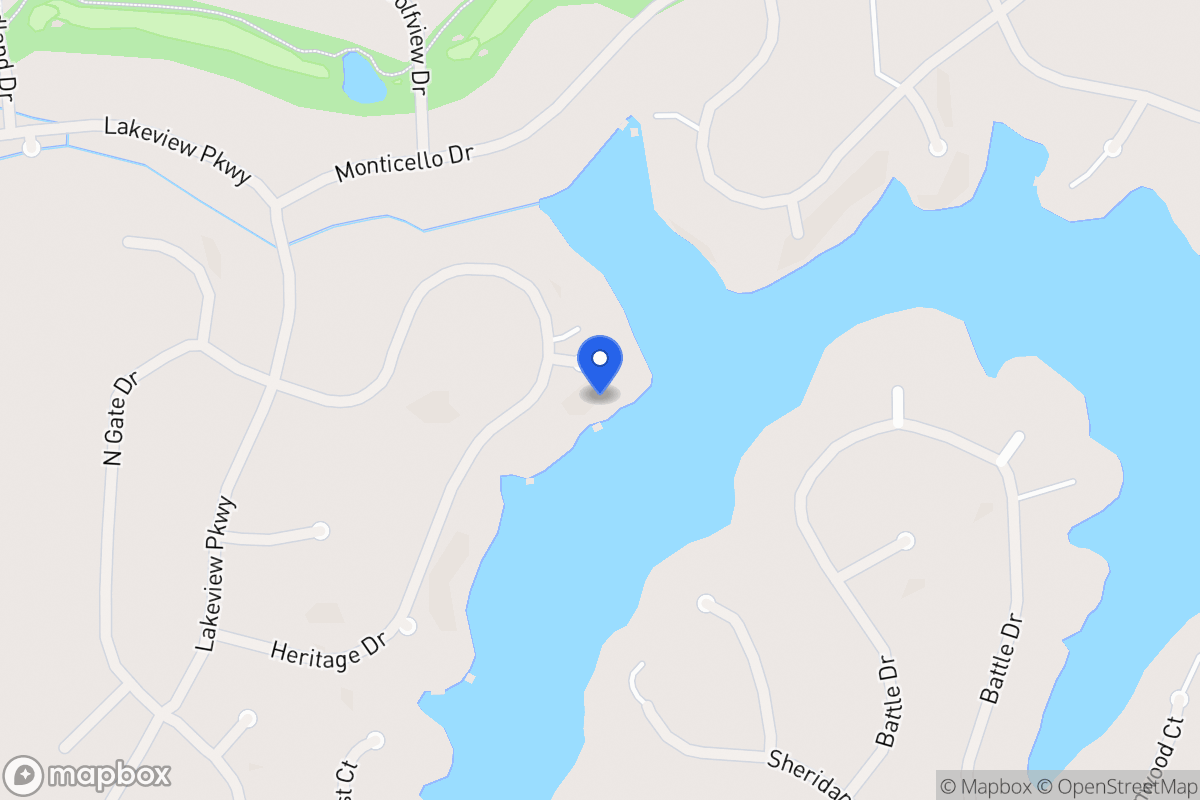 Map of 1282 Colonial Ct