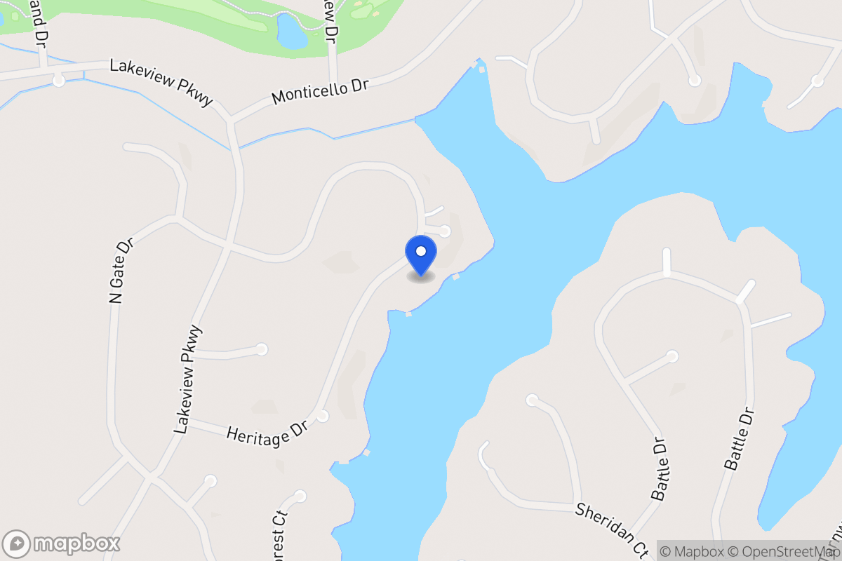 Map of 1284 Heritage Dr