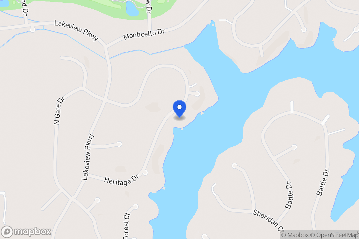 Map of 1285 Heritage Dr