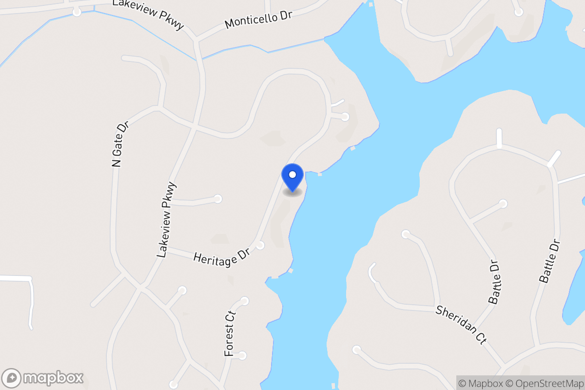 Map of 1288 Heritage Dr