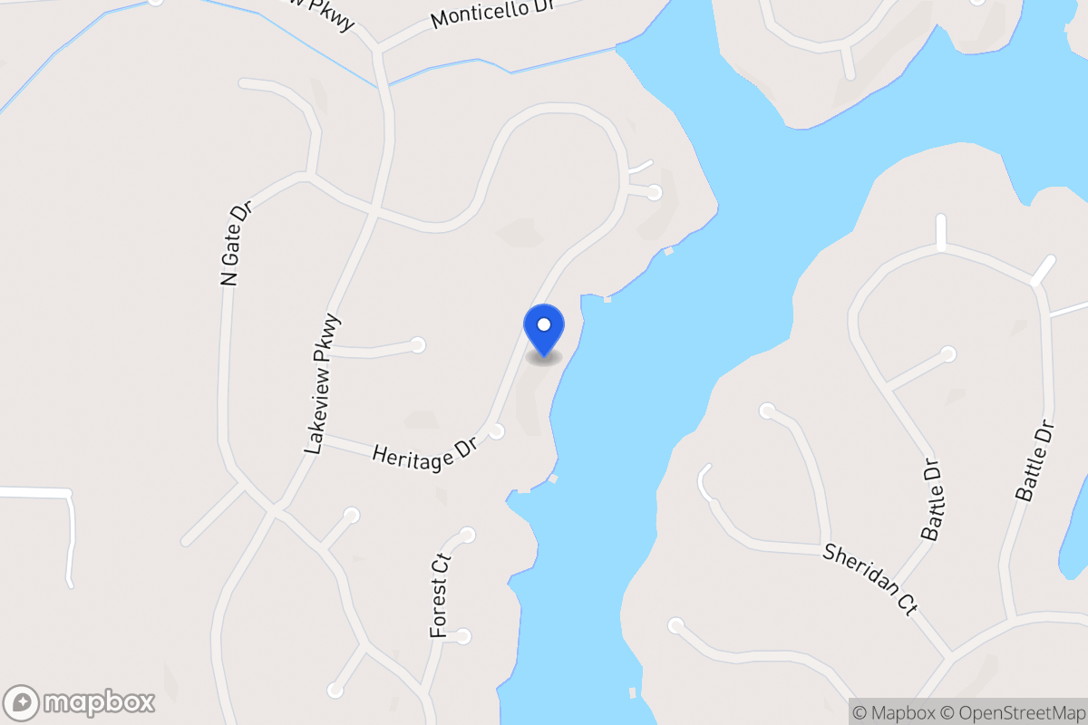 Map of 1289 Heritage Dr
