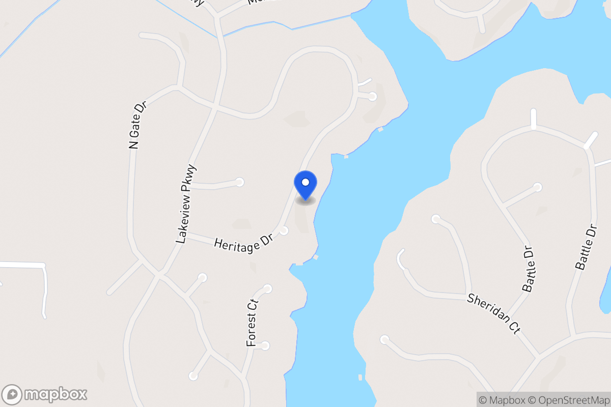Map of 1290 Heritage Dr