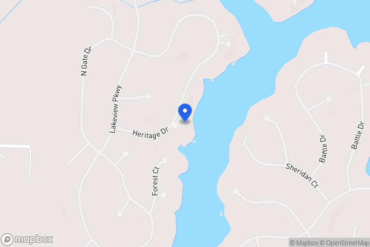 Map of 1292 Heritage Dr