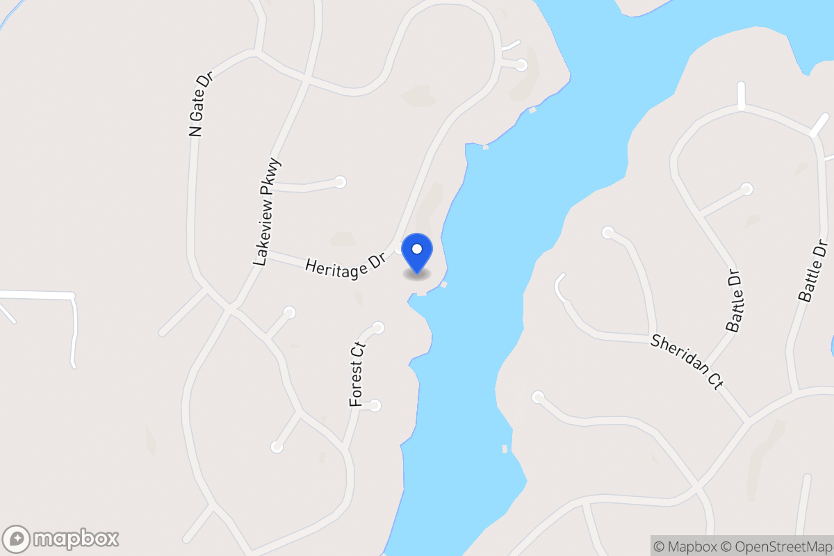Map of 1294 Heritage Dr