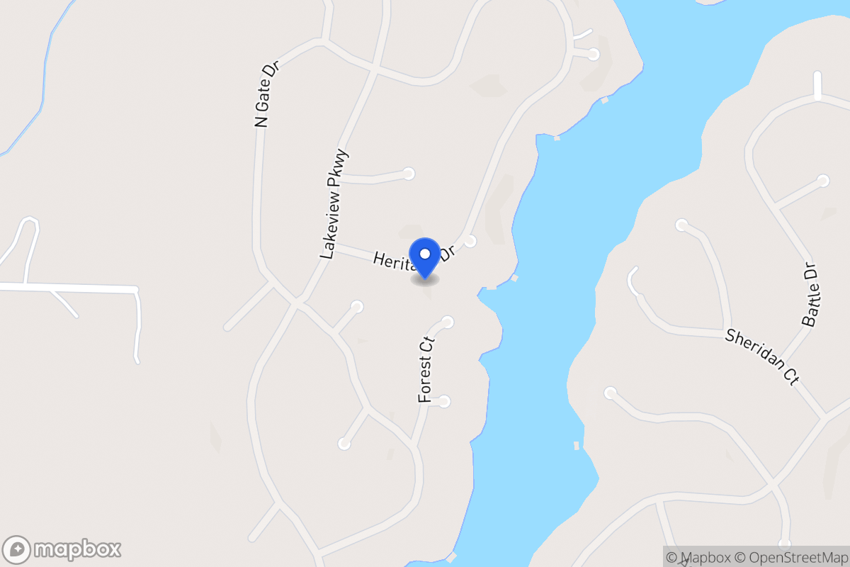 Map of 1297 Heritage Dr