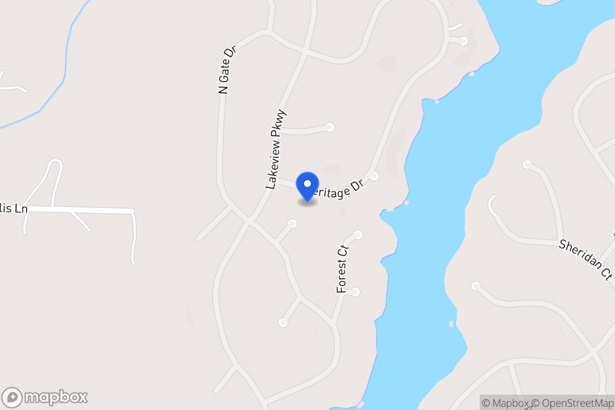 Map of 1299 Heritage Dr