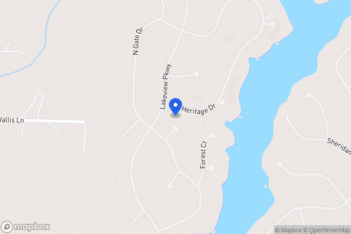 Map of 1300 Heritage Dr