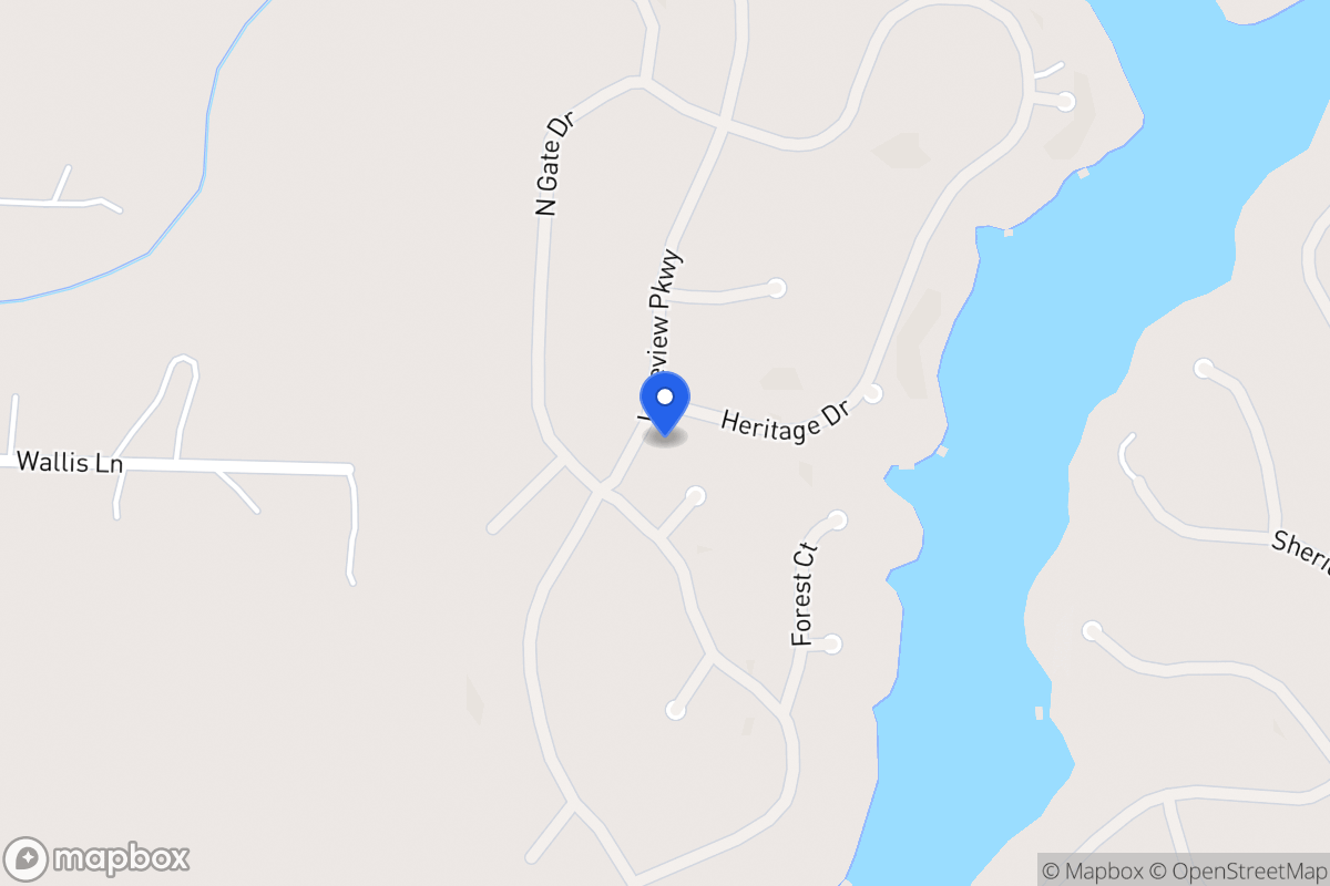 Map of 1301 Heritage Dr