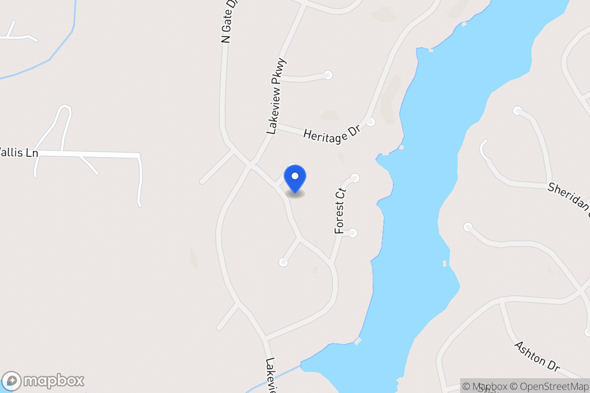 Map of 1306 Southgate Dr
