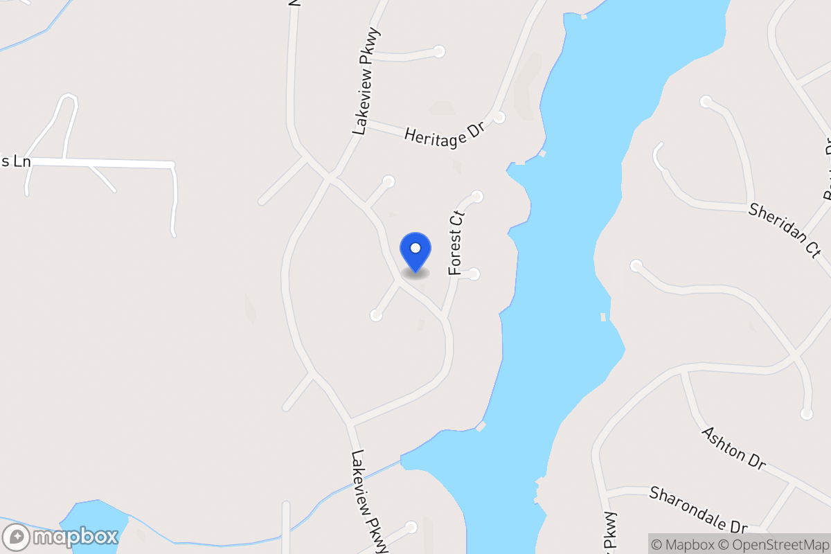 Map of 1309 Southgate Dr