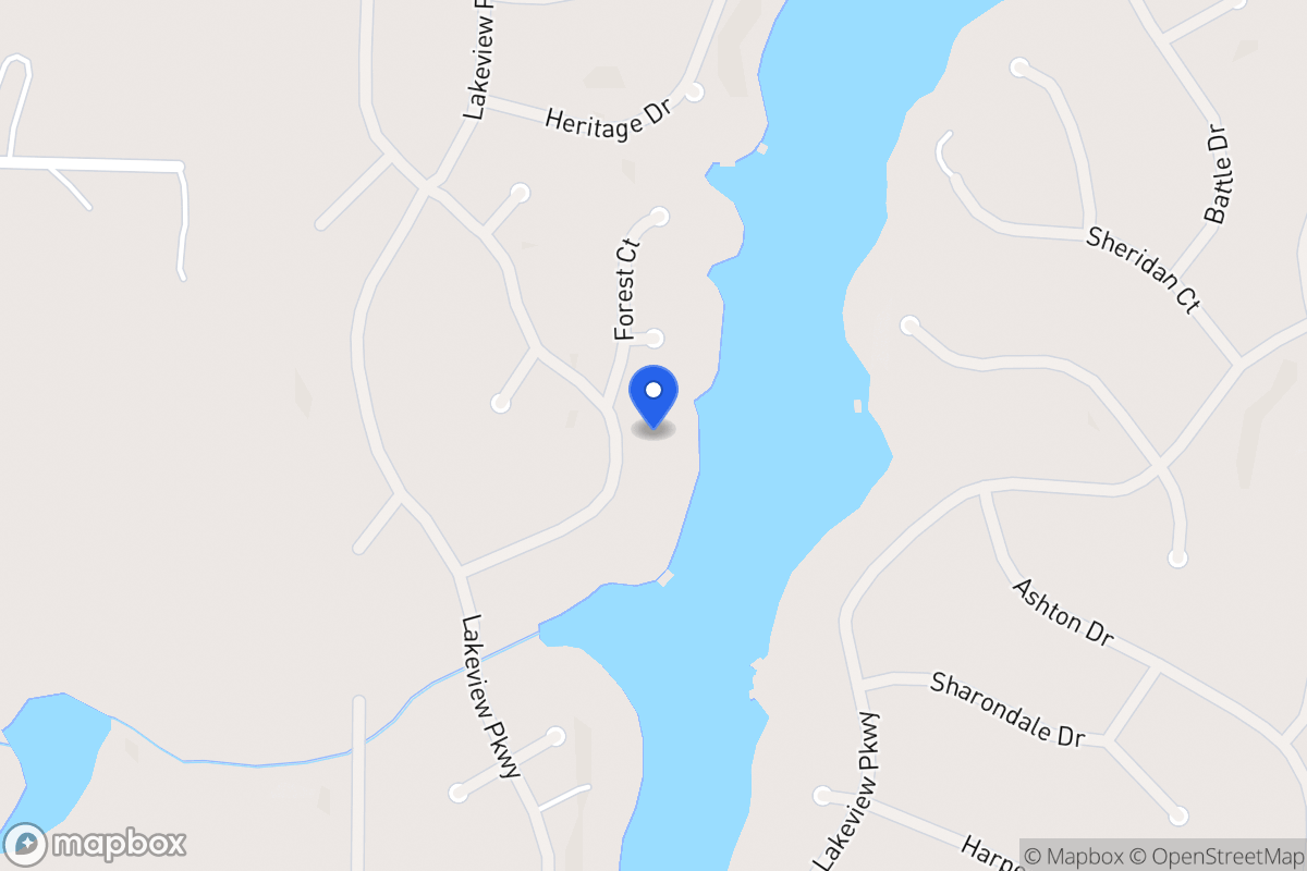 Map of 1327 Southgate Dr