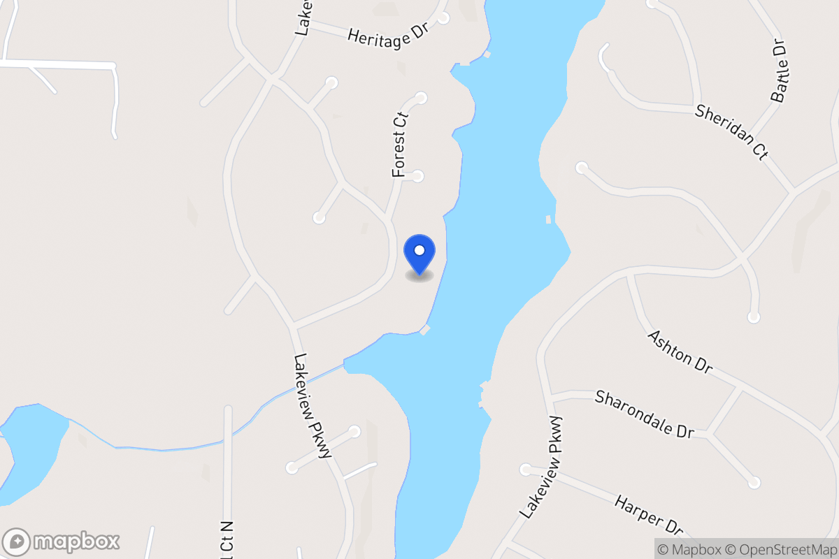Map of 1329 Southgate Dr