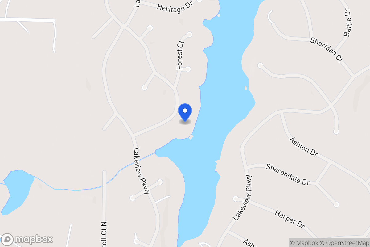 Map of 1330 Southgate Dr