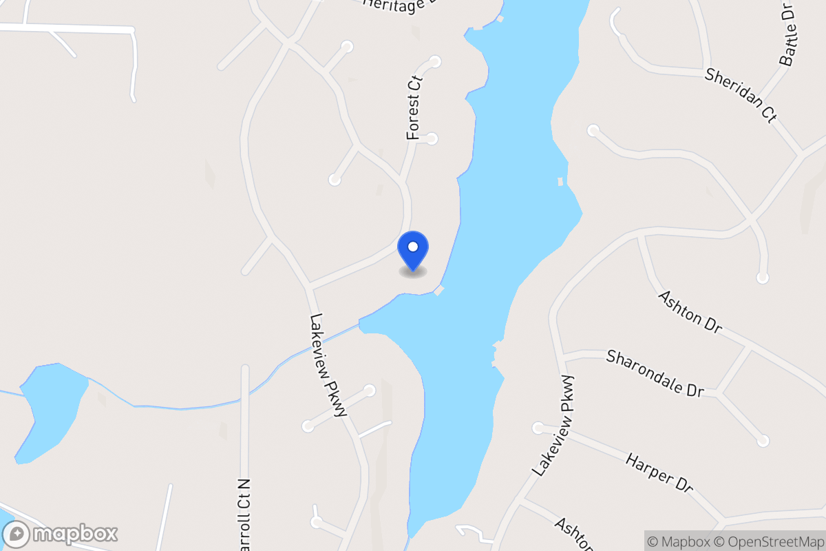 Map of 1331 Southgate Dr