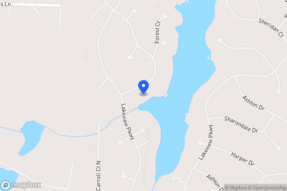 Map of 1333 Southgate Dr