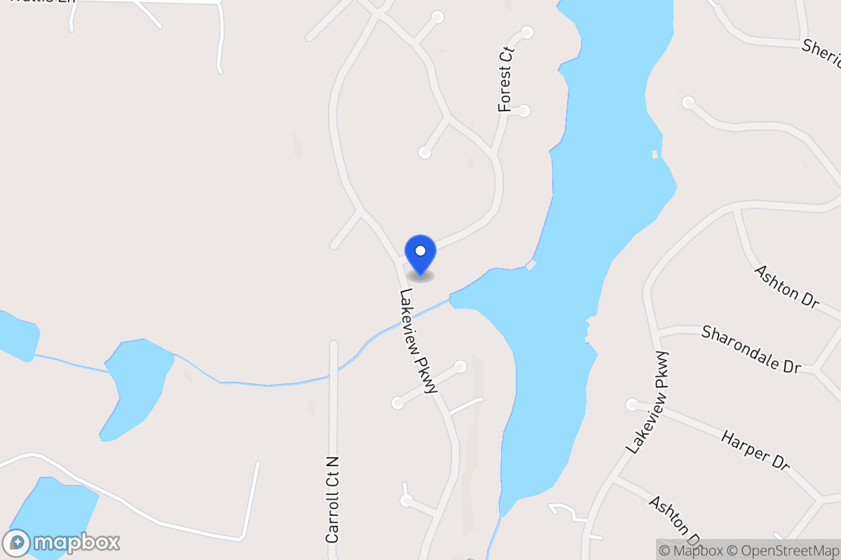 Map of 1335 Southgate Dr