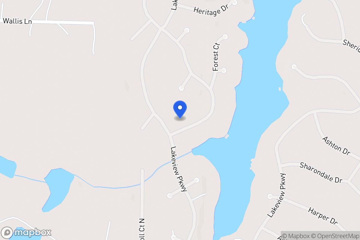 Map of 1336 Southgate Dr