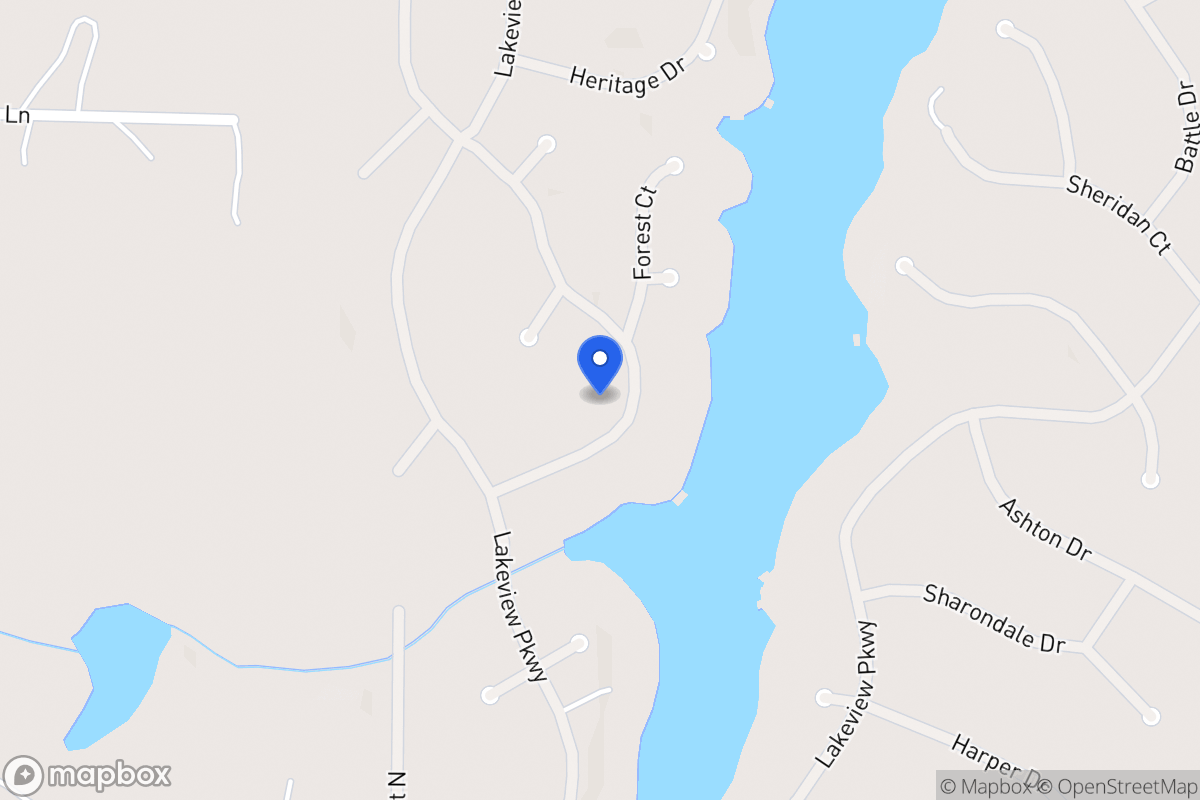 Map of 1339 Southgate Dr