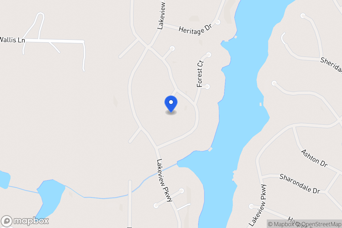 Map of 1343 Poplar Ct