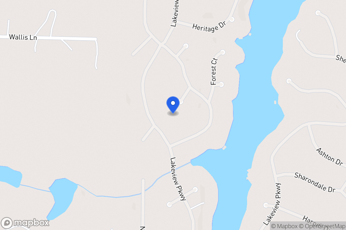 Map of 1345 Poplar Ct