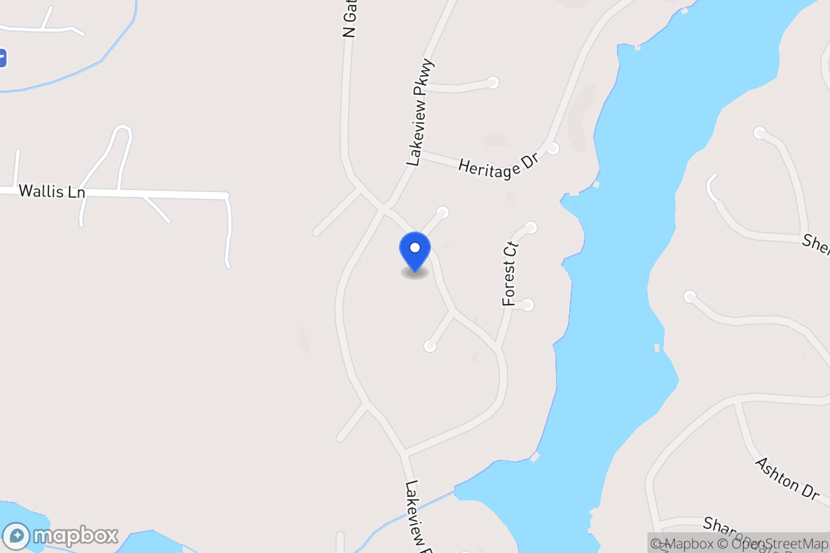 Map of 1350 Southgate Dr
