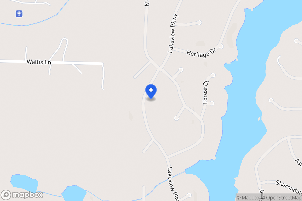 Map of 1356 Lakeview Pkwy