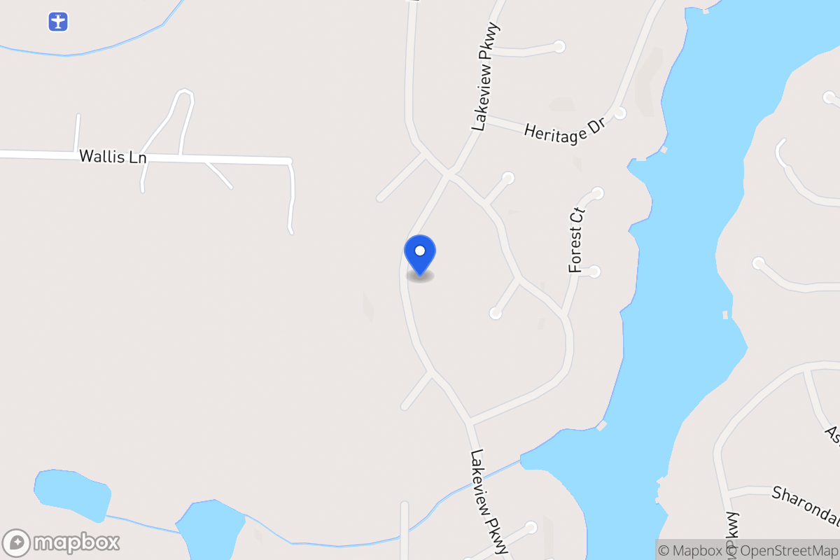 Map of 1357 Lakeview Pkwy